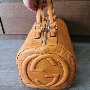 Gucci Soho Logo Boston Bag